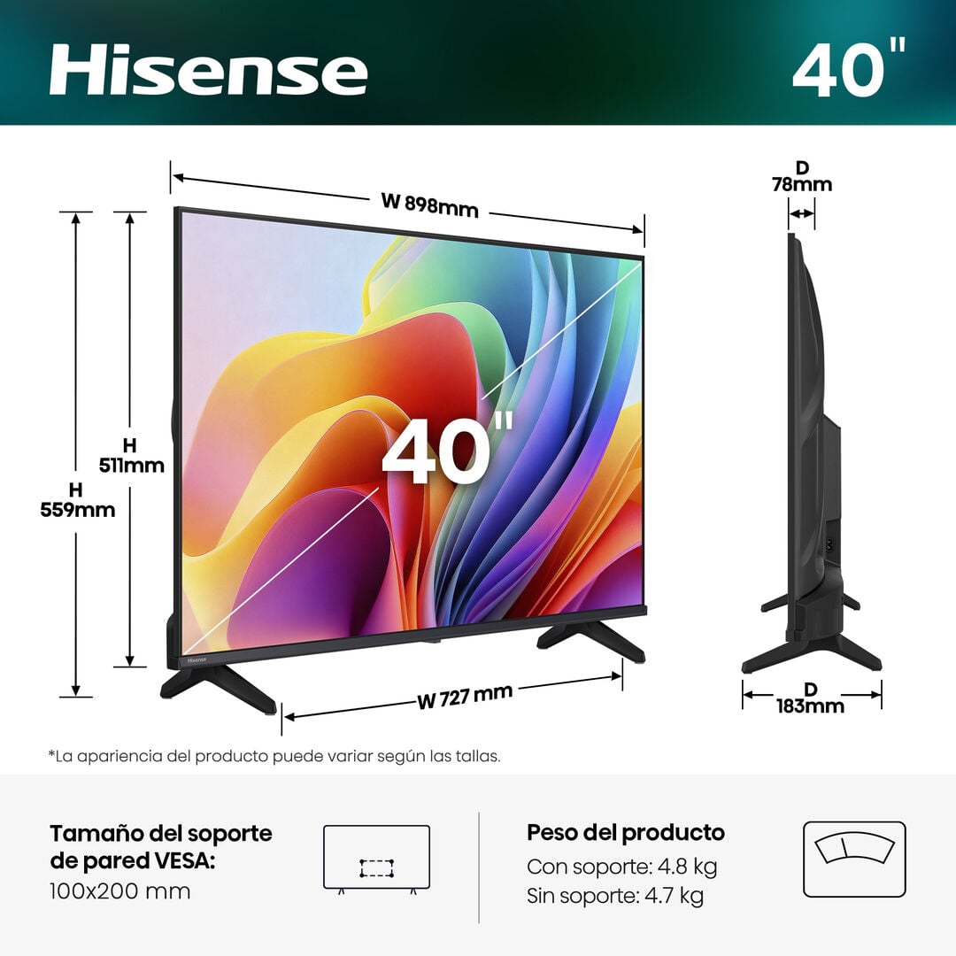 Smart TV 40A4S 40" Full HD