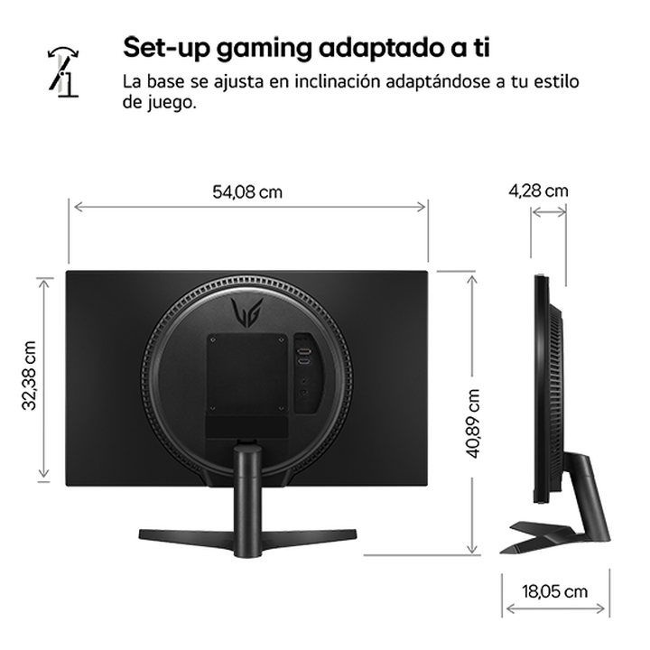 Monitor Gaming LG UltraGear&trade; de 24 pulgadas | Full HD de 180Hz IPS con tiempo de respuesta de 1ms (GtG), compatible con G-SYNC&reg; FreeSync&trade;