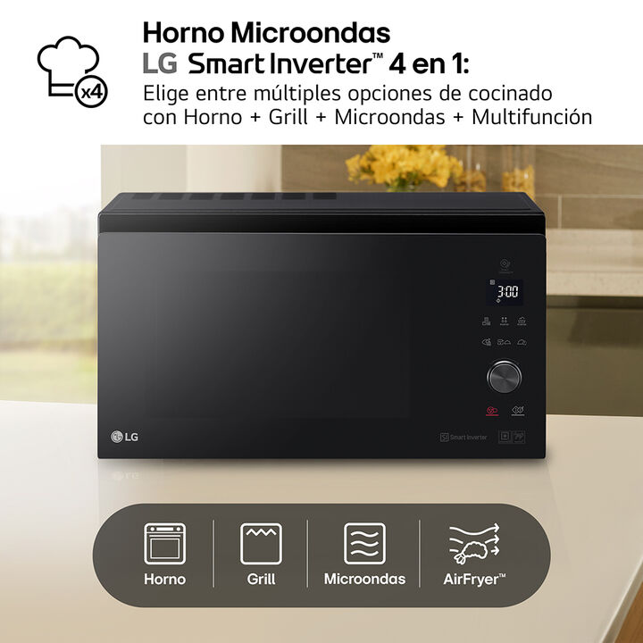 Microondas 4 en 1 Smart Inverter 1100W