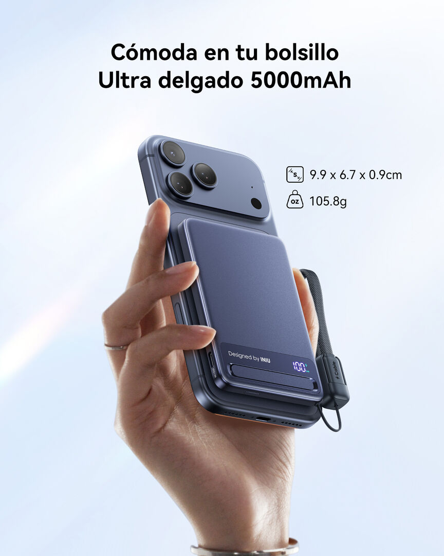 Power bank	MagPro Slim 5000 mAh Blue
