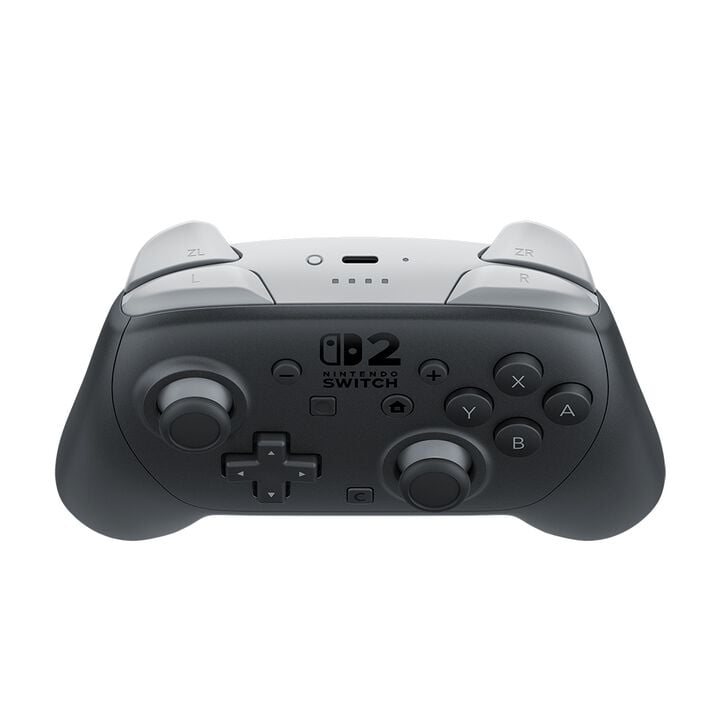 MANDO NINTENDO SWITCH 2 PRO CONTROLLER PARA NINTENDO SWITCH 2 VERSIÓN ESPAÑOLA GARANTÍA EUROPEA EU WARRANTY
Mando Pro de Nintendo Switch 2 para llevar tu experiencia de juego a otro nivel. Incluye un botón C para acceder al menú de GameChat en cualquier momento, botones GL y GR que se pueden asignar libremente a otros botones y un conector de audio para auriculares.
Conector de audio
Miniconector estéreo de 4 polos y 3,5 mm (estándar CTIA).
Nota: Nintendo no garantiza la compatibilidad con todos los productos.
Conectividad
Bluetooth, NFC (comunicación de corto alcance)
Puerto USB Type-C
Sirve para cargar el mando Pro de Nintendo Switch 2.
Batería
Batería de ion de litio; capacidad de la batería: 1070 mAh y duración aproximadamente 40 horas.
Tiempo de carga
Aproximadamente 3,5 horas
Características:
Vibración HD 2
Controles de movimiento
Funcionalidad para amiibo integrada*
Botón de captura
Botón C para GameChat**
Botones GL y GR personalizables
Conector de audio: Miniconector estéreo de 4 polos y 3,5 mm (estándar CTIA).
Solamente se puede usar con Nintendo Switch 2. MANDO NINTENDO SWITCH 2 PRO CONTROLLER PARA NINTENDO SWITCH 2 VERSIÓN ESPAÑOLA GARANTÍA EUROPEA EU WARRANTY
Mando Pro de Nintendo Switch 2 para llevar tu experiencia de juego a otro nivel. Incluye un botón C para acceder al menú de GameChat en cualquier momento, botones GL y GR que se pueden asignar libremente a otros botones y un conector de audio para auriculares.
Conector de audio
Miniconector estéreo de 4 polos y 3,5 mm (estándar CTIA).
Nota: Nintendo no garantiza la compatibilidad con todos los productos.
Conectividad
Bluetooth, NFC (comunicación de corto alcance)
Puerto USB Type-C
Sirve para cargar el mando Pro de Nintendo Switch 2.
Batería
Batería de ion de litio; capacidad de la batería: 1070 mAh y duración aproximadamente 40 horas.
Tiempo de carga
Aproximadamente 3,5 horas
Características:
Vibración HD 2
Controles de movimiento
Funcionalidad para amiibo integrada*
Botón de captura
Botón C para GameChat**
Botones GL y GR personalizables
Conector de audio: Miniconector estéreo de 4 polos y 3,5 mm (estándar CTIA).
Solamente se puede usar con Nintendo Switch 2.