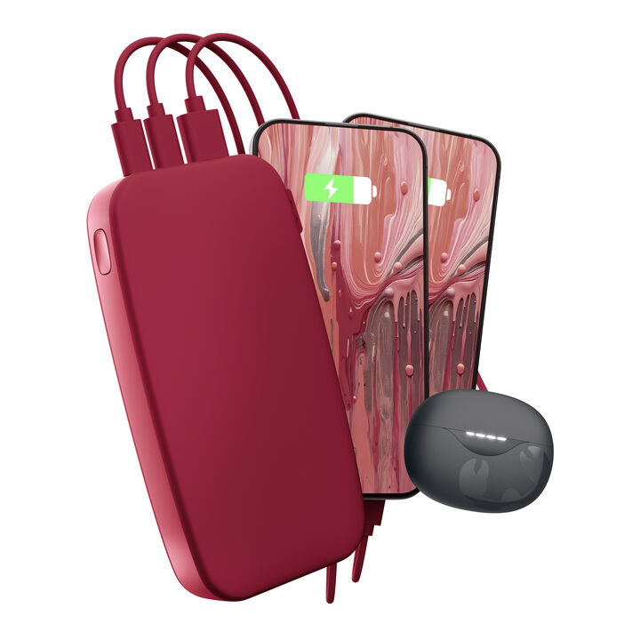 La Fresh n Rebel Powerbank de 24.000 mAh es una bater&iacute;a externa de gran capacidad con carga r&aacute;pida de 20W Power Delivery. Permite cargar varios dispositivos a la vez y ofrece autonom&iacute;a suficiente para varios d&iacute;as, siendo ideal para viajes, uso intensivo o compartir energ&iacute;a entre varios dispositivos.