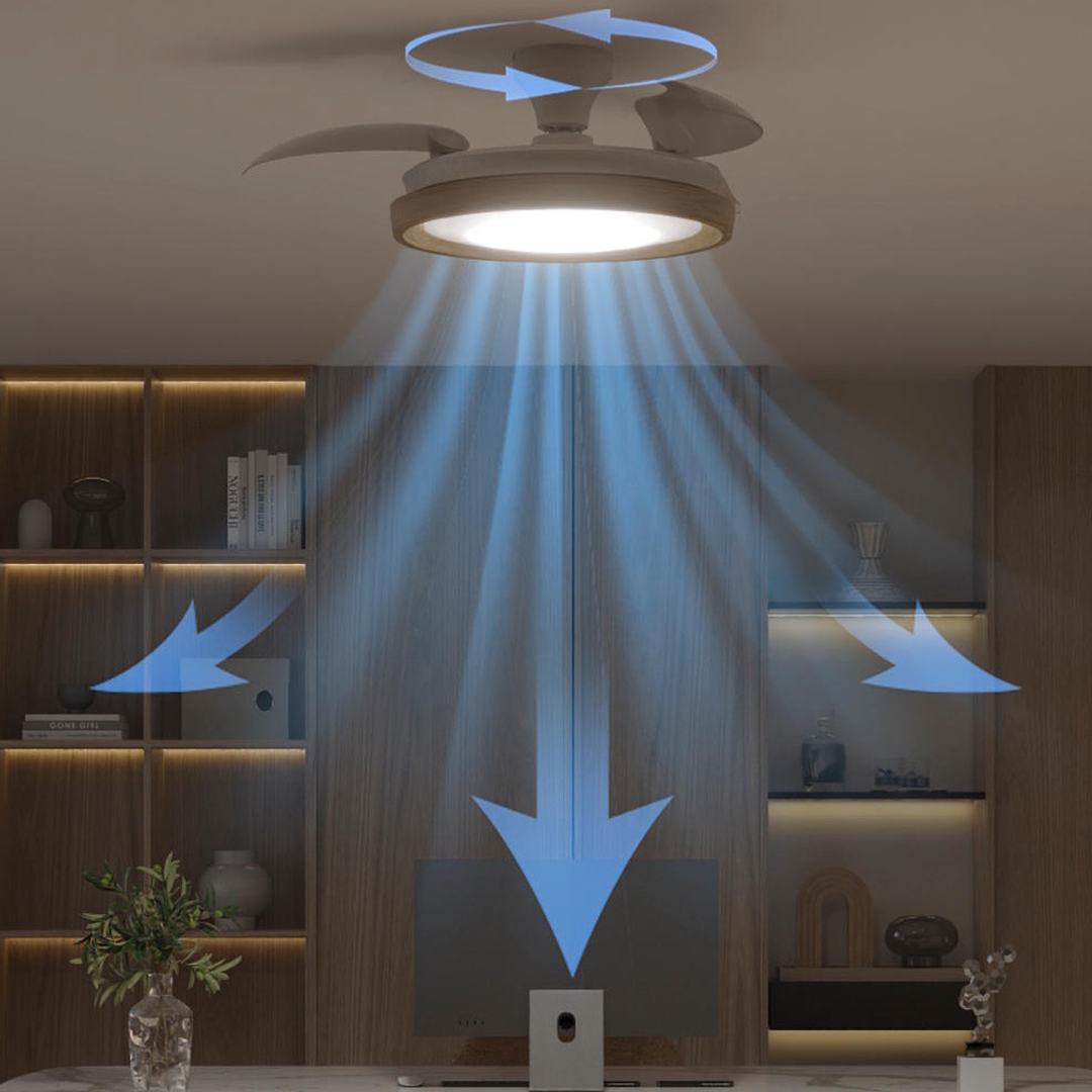 Ventilador Plegable de Techo Bliss 2026 DC Madera