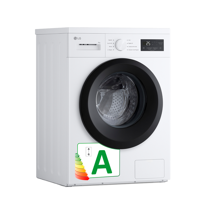 Lavadora LG 9 kg con AI Direct Drive, Steam y fondo 47 cm