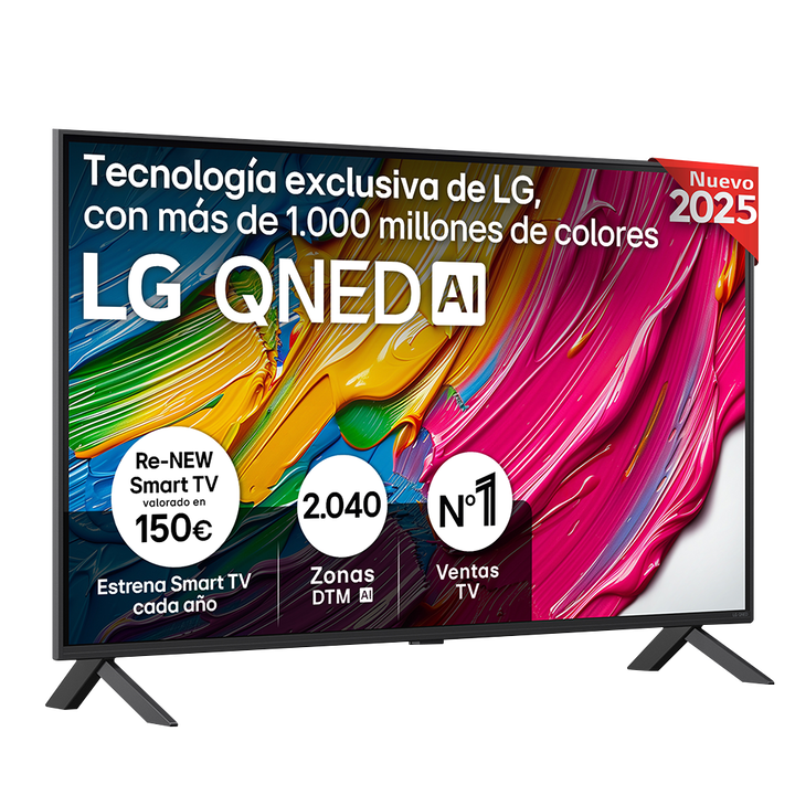 Smart TV LG QNED AI QNED80 43 pulgadas 4K 2025