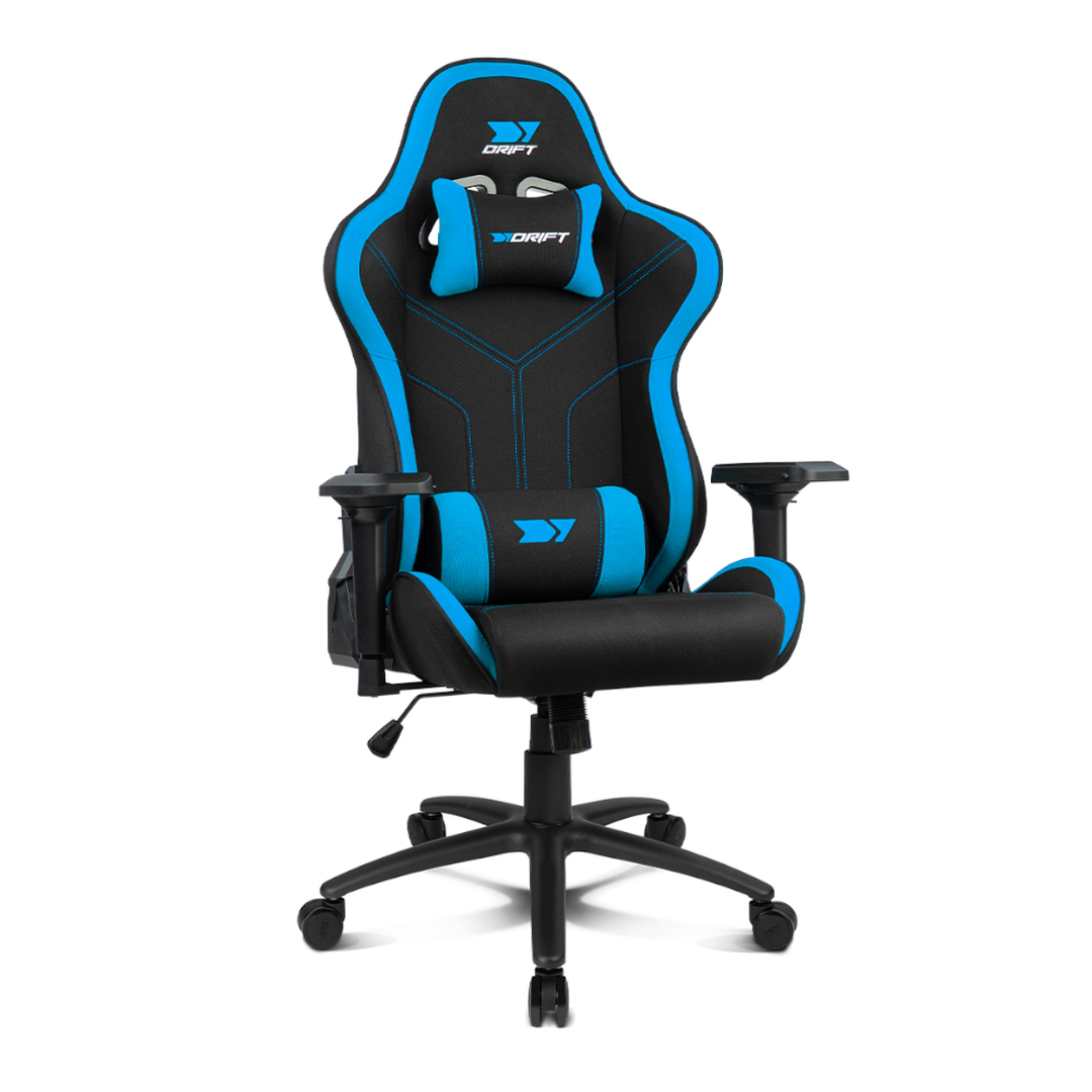 Silla Gaming DR110 Negro/Azul tela