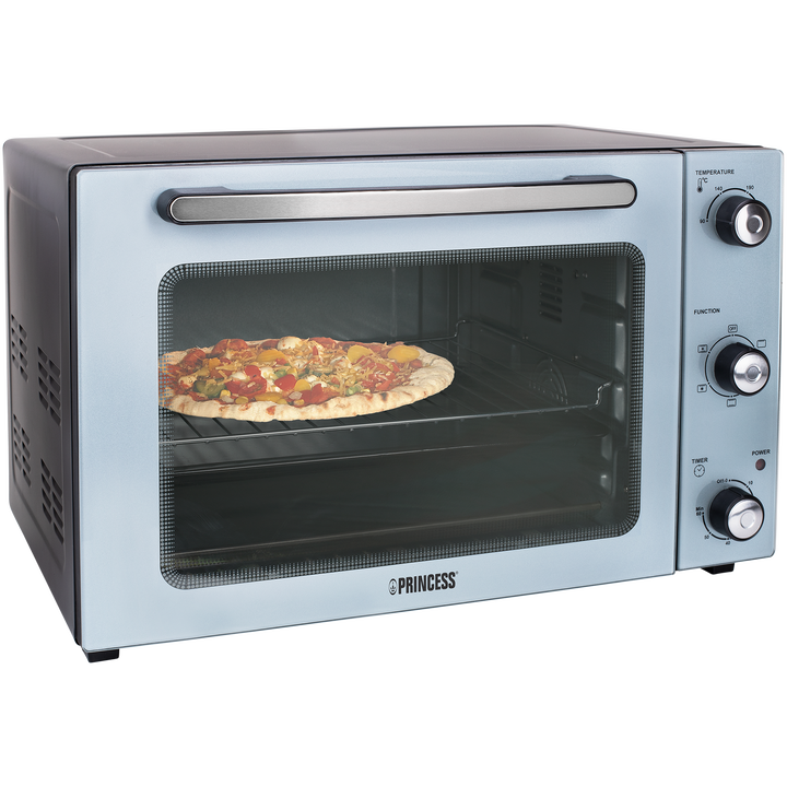 &iexcl;En todos los hogares debe haber un horno! &iquest;Le gusta cocinar al horno o preparar pizzas o panecillos? El horno de convecci&oacute;n Princess 112754 es la opci&oacute;n ideal. Este espacioso horno, con 45 litros de volumen, incorpora 5 ajustes, incluidas las opciones de asado, convecci&oacute;n y calentamiento superior e inferior. Incorpora adem&aacute;s una parrilla y una bandeja, para que pueda comenzar a usarlo de inmediato.