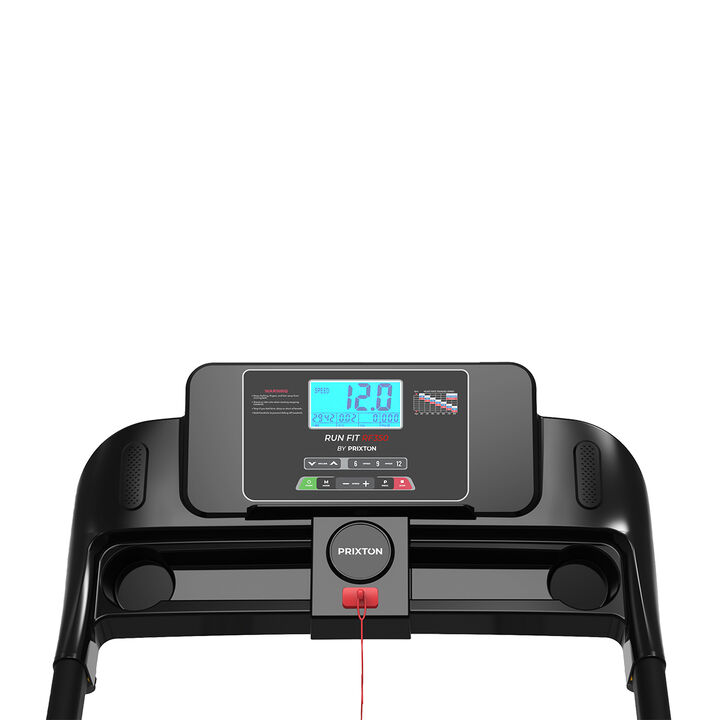Cinta de correr plegable con APP RF350. Potencia m&aacute;xima de 2300W. Velocidad ajustable de 1 a 16 km/h.