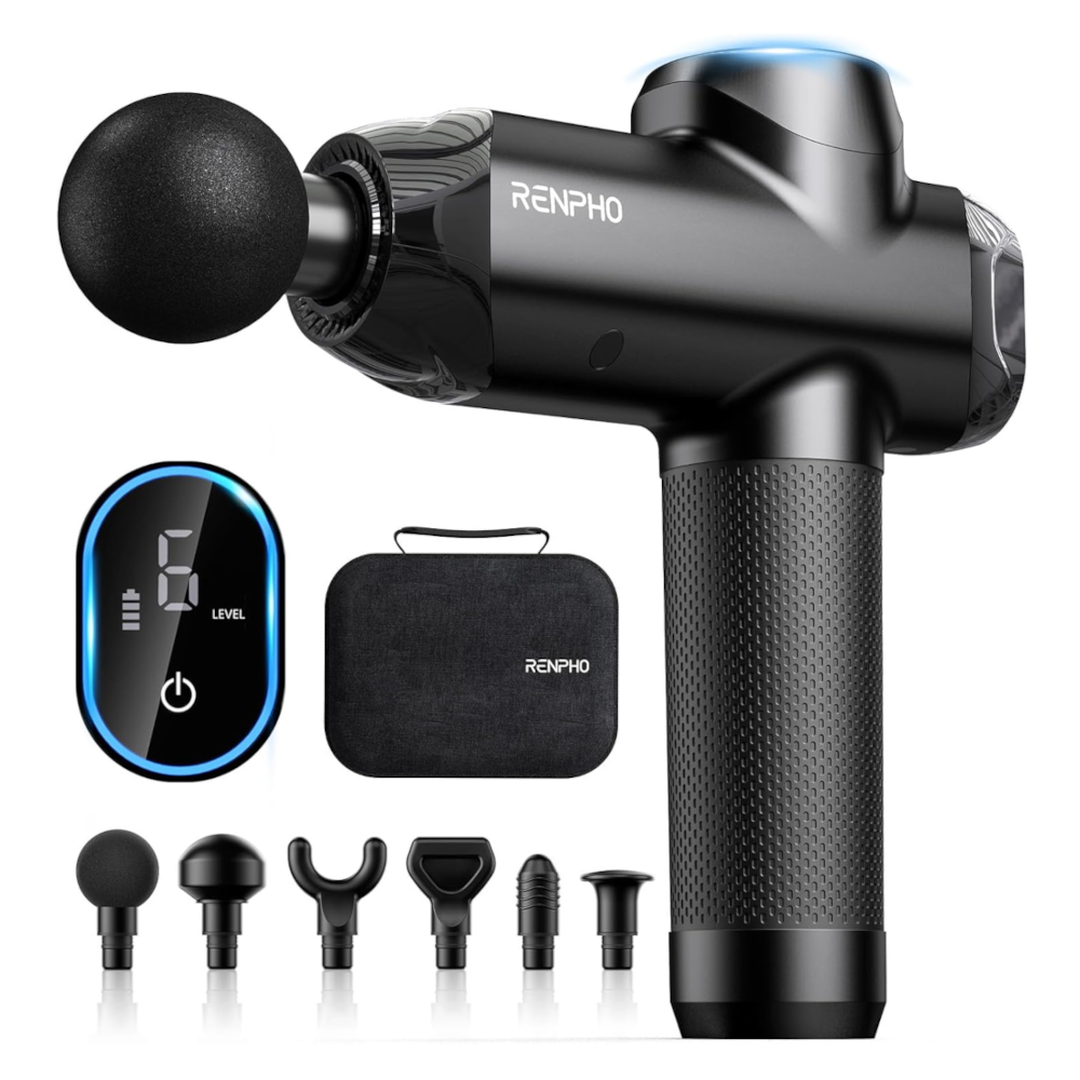 Renpho Power + pistola de masajes, Negro