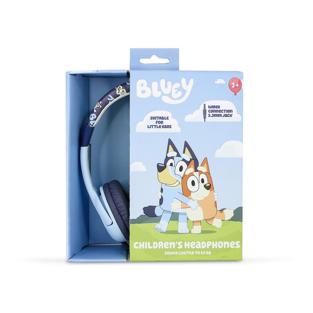 Auricular Infantil + Cable Bluey Limitador Volumen