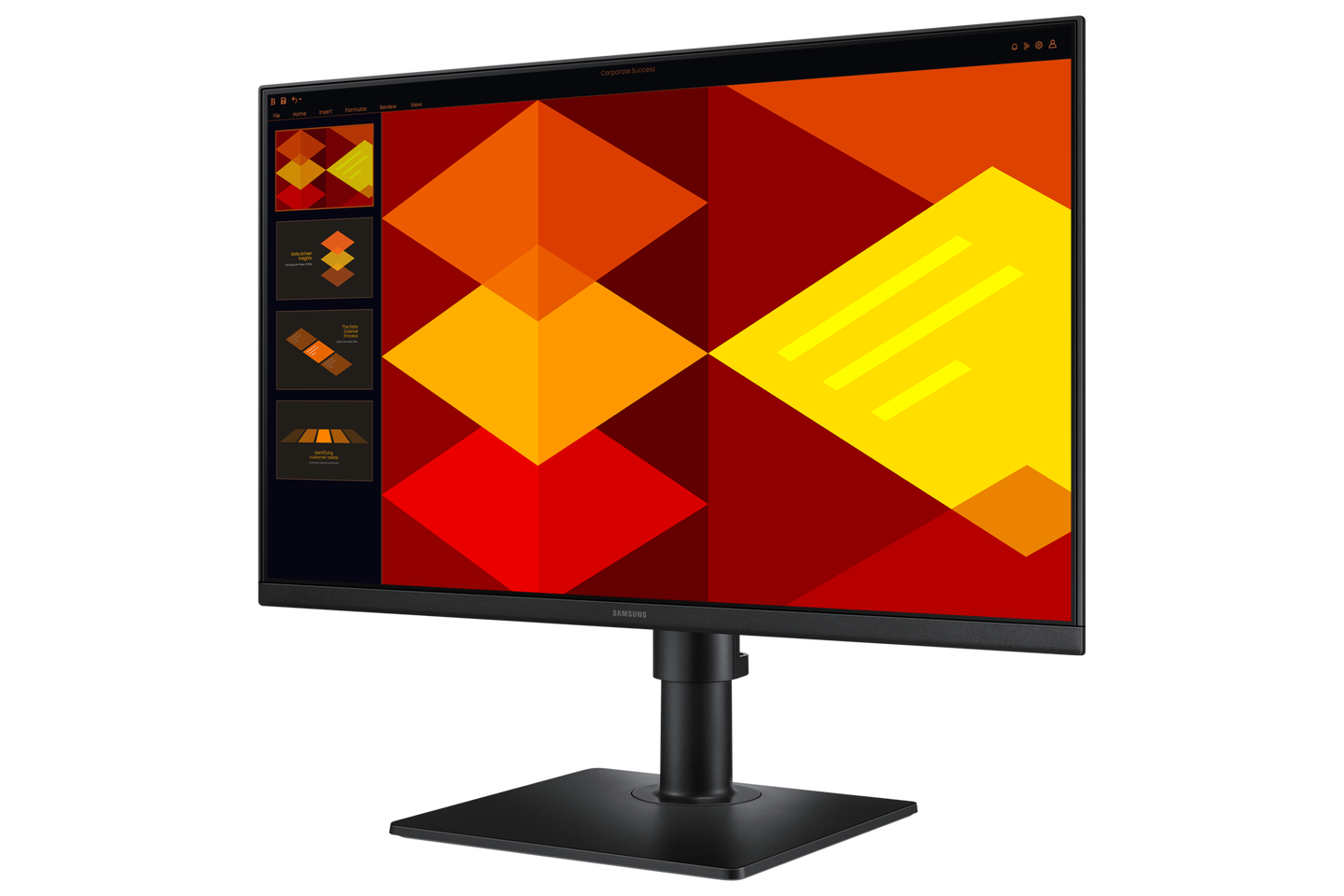 Optimiza tu experiencia visual con la pantalla Samsung S40GD. Su panel IPS garantiza colores vivos y uniformes en toda la superficie de la pantalla, proporcionando una inmersión total. Su alta frecuencia de actualización garantiza una visualización fluida y receptiva, ideal tanto para el trabajo como para el entretenimiento. Con el modo Eye Saver, la luz azul y el parpadeo se reducen para mantener la comodidad de la visualización incluso después de largas horas de uso. El monitor es reclinable, orientable y giratorio, y tiene un pie ajustable en altura, proporcionando una comodidad óptima y una ergonomía personalizable. Además, su diseño elegante con bordes ultrafinos encaja perfectamente en cualquier espacio de trabajo o de ocio.