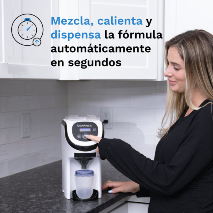 Preparador autom&aacute;tico y compacto que mezcla y dispensa f&oacute;rmula y agua para preparar un biber&oacute;n en segundos. Su tecnolog&iacute;a de mezclado patentada consigue una mezcla homog&eacute;nea y sin burbujas, mientras que su dise&ntilde;o un 30 % m&aacute;s compacto que el Formula Pro Advanced lo hace ideal para espacios reducidos y para viajar. Permite preparar biberones de 60 a 300 ml en incrementos de 30 ml y es compatible con pr&aacute;cticamente todas las marcas de f&oacute;rmula y tipos de biber&oacute;n. Dispone de controles digitales, dep&oacute;sito de f&oacute;rmula herm&eacute;tico y es libre de BPA.
