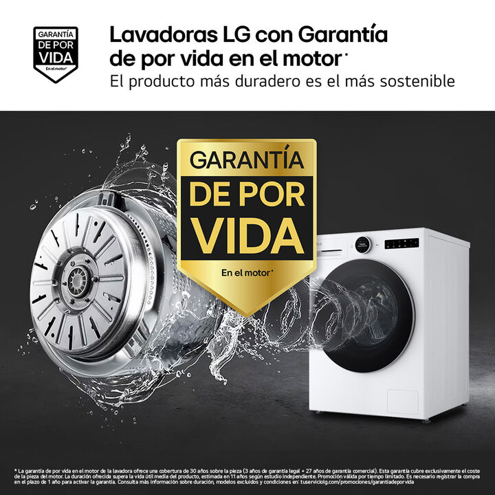 Lavadora 9 kg con autodosificaci&oacute;n, vapor y m&aacute;xima eficiencia A.