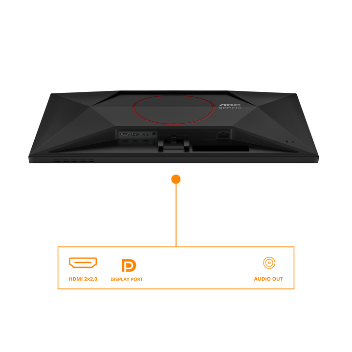 AOC Q27G42XE Monitor 27" QHD, 180Hz, Fast IPS, 1ms MPRT, HDR10, Adaptive Sync. (2560x1440, 2x HDMI 2.0, 1x DP 1.4), Negro