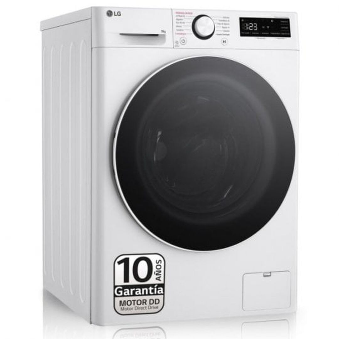 Lavadora LG 9 kg con AI Direct Drive, TurboWash 360 y Steam