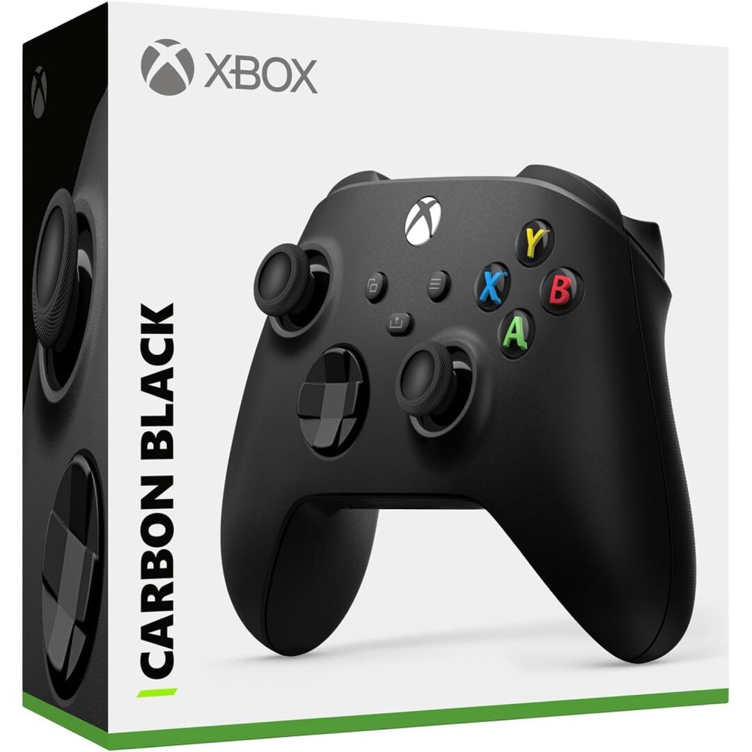 Mando XBOX Carbon Black Controller Inal&aacute;mbrico