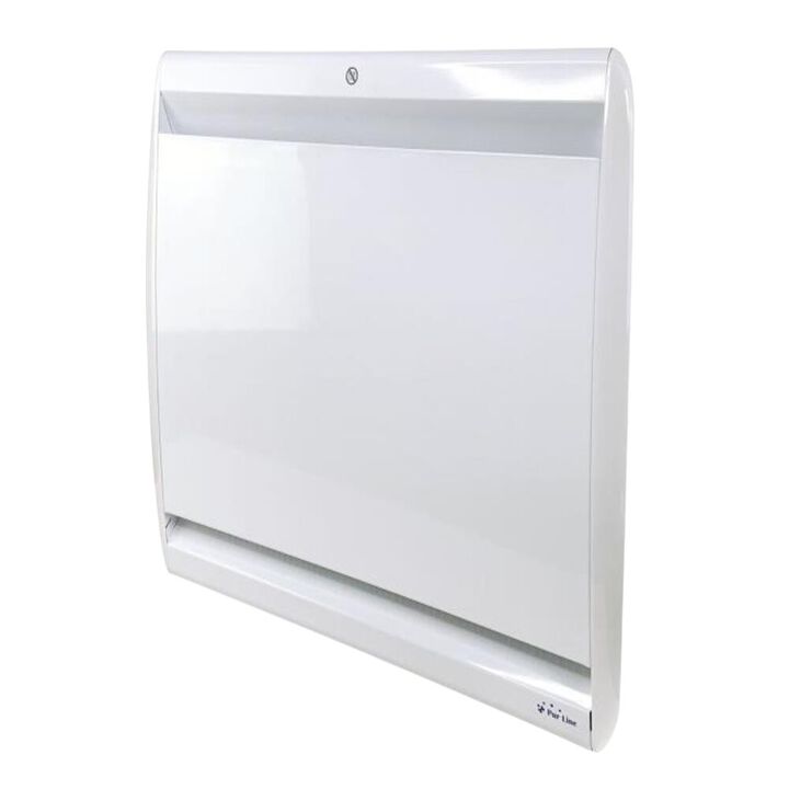 El modelo MICAIRON A está fabricado en cerámica, de acuerdo con la norma NF, y cuenta con control WIFI a través de la App Tuya Smart y una pantalla LCD desde la que controlar todas las funciones y ajustes. Cuenta con termostato ajustable, 4 modos de funcionamiento y 9 programas preinstalados, así como la posibilidad de configurar una programación independiente para cada día de la semana. También cuenta con una novedad exclusiva, la función de ventana abierta, que permite que la estufa, si detecta una bajada brusca de temperatura, se detenga automáticamente para evitar un consumo excesivo, y vuelva a encender manualmente como de costumbre cuando se desee. Está disponible en 3 potencias diferentes: 1000W, 1500W y 2000W.