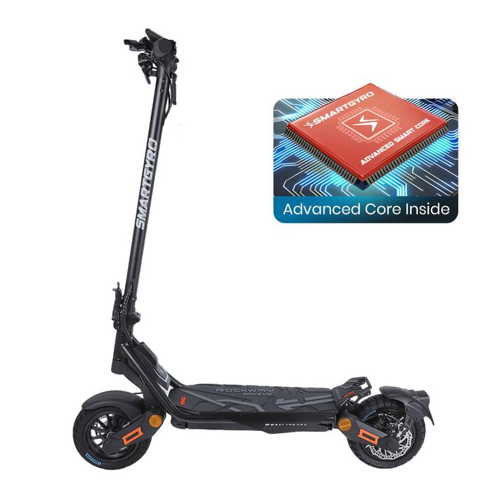 Patinete eléctrico certificado 1000w 48V,15.000 mAh,60 km autonomía, ruedas 10"neumáticas tubeless,doble suspensión por elastómeros,triple frenada,intermitentes y APP compatible Smart Core.