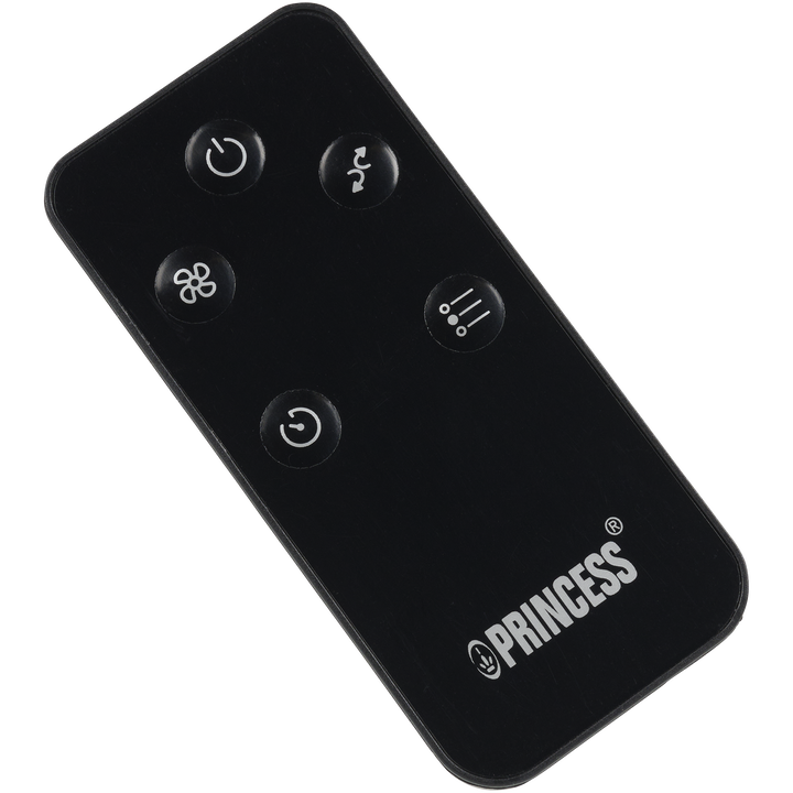 Princess 358280 Ventilador de torre Smart
App disponible
Tipo de conexi&oacute;n wifi: Banda individual (2,4 GHz) 
Ajustes de velocidad: 3 
Modos de ventilaci&oacute;n: Natural; Normal; Sue&ntilde;o 
Funci&oacute;n de temporizador: 1-8 h
Mando a distancia
Flujo de aire: 1794 m&sup3;/h
Velocidad: 950-1150-1300 rpm
Nivel sonoro: 54 dB
Oscilaci&oacute;n: 75 &deg;