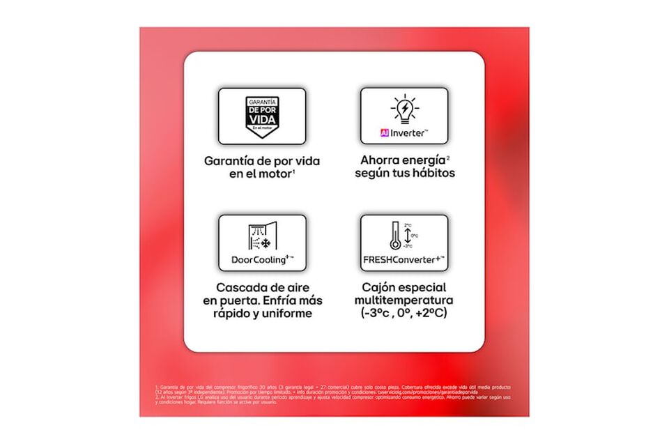 Frigorífico Combi LG GBBW726CMB, 465L, No Frost, DoorCooling+, Linear Cooling, Negro mate, Clase C