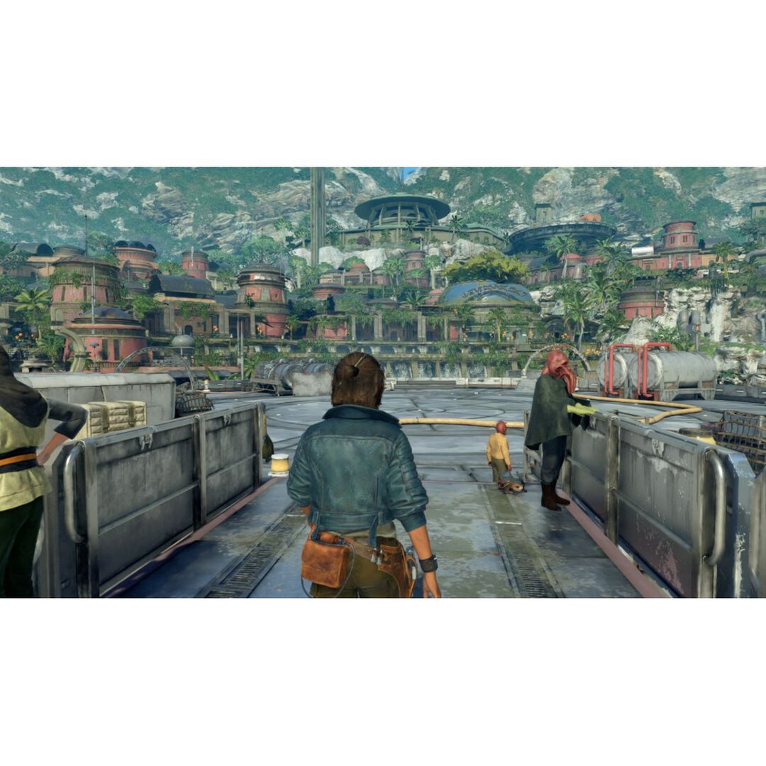 STAR WARS OUTLAWS GOLD EDITION SWITCH2 TARJETA LLAVE DE JUEGO PARA NINTENDO SWITCH 2 VERSIÓN ESPAÑOLA GARANTÍA EUROPEA
IDIOMAS:
CONTENIDO DE LA EDICIÓN DORADA*
Con la Edición dorada de Star Wars Outlaws conseguirás acceso al juego básico y el pase de temporada, que incluye:
- Paquete de historia de Star Wars Outlaws: Wild Card
- Paquete de historia de Star Wars Outlaws: A Pirate's Fortune
- Misión exclusiva del día 1: "El gambito de Jabba"
- El paquete para personajes Corredora de Kessel
- El paquete Legado del cazador
- El paquete Cártel Ronin
 
Video will open in a new window
DESCUBRE UNA GALAXIA DE OPORTUNIDADES
Explora lugares únicos, con ciudades y cantinas bulliciosas. Recorre enormes paisajes en tu speeder. Cada ubicación trae nuevas aventuras, desafíos únicos y recompensas atractivas, si te atreves a arriesgarte…
VIVE LA HISTORIA ORIGINAL DE UNA BUSCAVIDAS
Vive la arriesgada vida de una forajida. Dale la vuelta a cualquier situación con la ayuda de Nix, lucha con tu bláster, derrota a enemigos con sigilo y artilugios o encuentra el momento adecuado para distraerlos y ganar ventaja.
EMBÁRCATE EN MISIONES ARRIESGADAS
Embárcate en misiones arriesgadas de los sindicatos del crimen de toda la galaxia, pero con grandes recompensas. Roba objetos valiosos, infíltrate en ubicaciones secretas y engaña a tus enemigos jugando como una de las forajidas más buscadas de la galaxia. Todas las elecciones que tomes influirán en tu reputación.
ENTRA EN LA CABINA DEL PILOTO
Pilota tu nave, la Cazaestelas, en emocionantes combates espaciales contra el Imperio y otros enemigos. Encuentra el momento oportuno para perseguir, evadir y atacar, y así conseguir ventaja.
  
DISCLAIMERS:
*La oferta puede cambiar en el futuro. Es posible que el contenido se ofrezca por separado como compra y/o en sorteos en cualquier momento, a completa discreción de Ubisoft.
La caja contiene una tarjeta llave de juego. Se requiere la descarga del juego completo a través de internet.