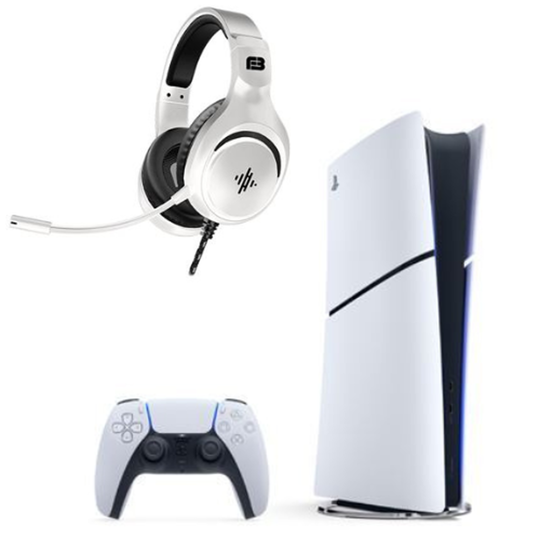 PS5 Slim Digital Chasis E + Auriculares BFX-40