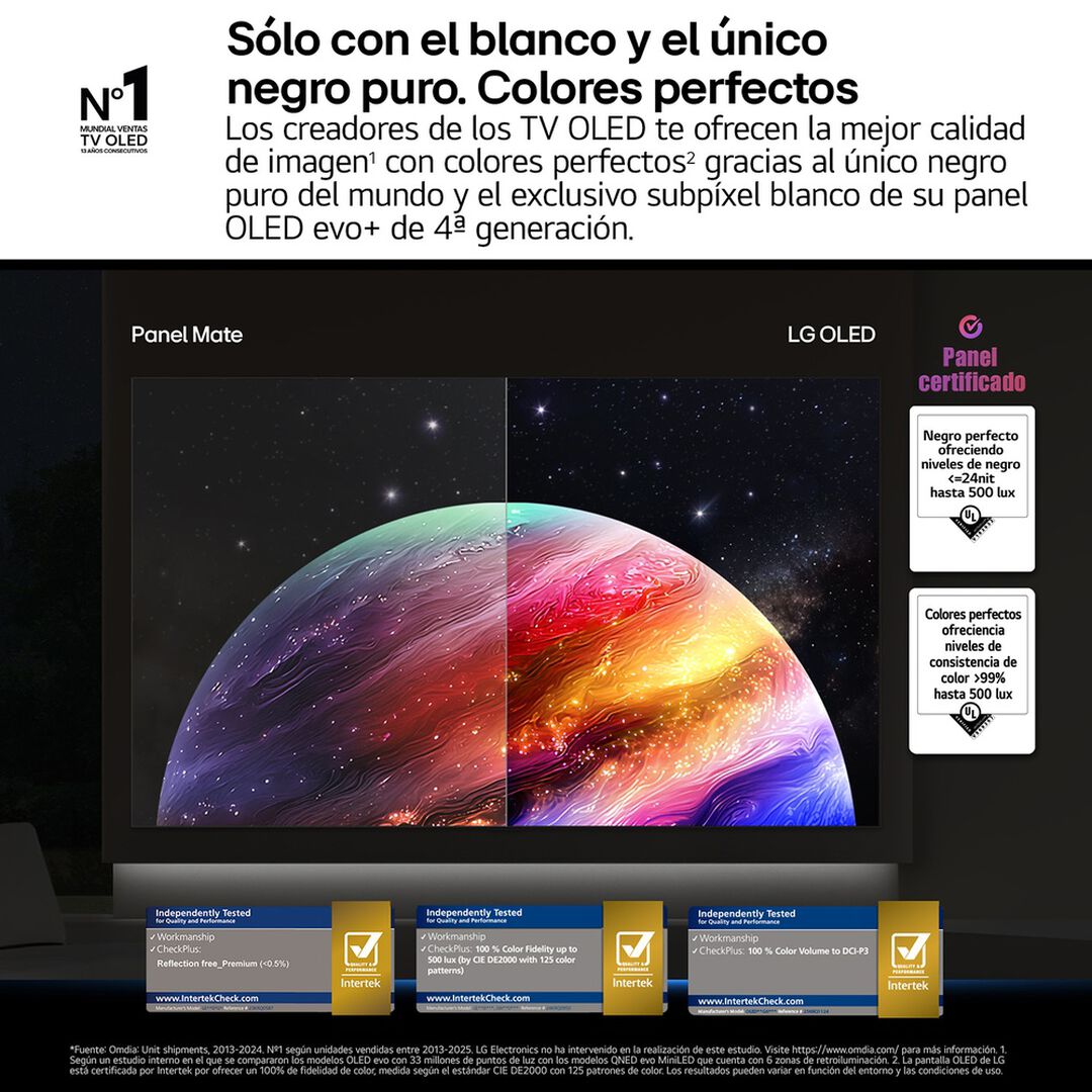 Smart TV OLED evo AI 65 pulgadas 4K OLED65G68