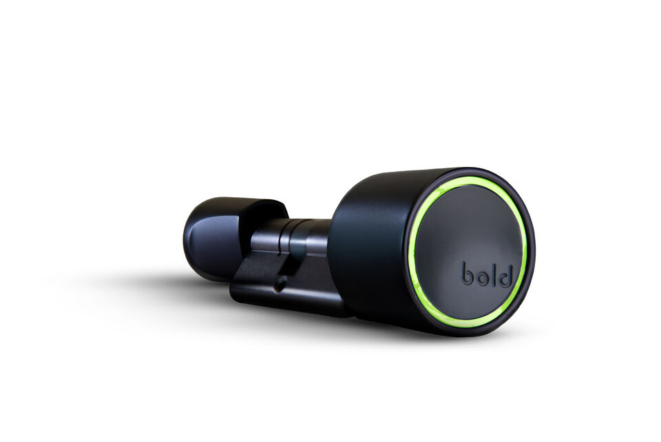 Pack de Cerradura inteligente de seguridad SKG m&aacute;ximo Bold Elite SX-33 negra + Connect hub + clicker mando 4 uds