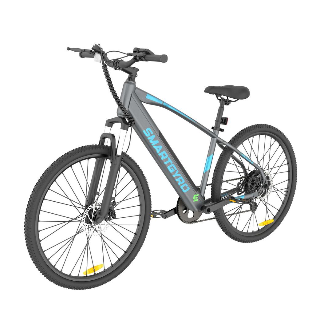 Bicicleta eléctrica de montaña con asistente al pedaleo, motor de 250W 36V, batería de 10Ah, 7 velocidades, frenada hidráulica, Horquilla Suntour y cuadro de aluminio smartGyro Senda 2.