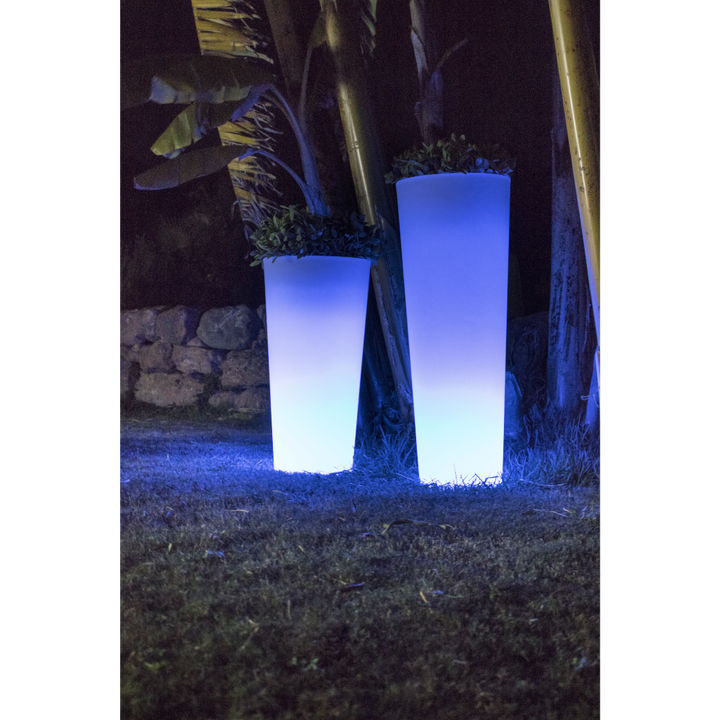 Macetero Ficus 60 Solar & Bater&iacute;a Luz RGBWW