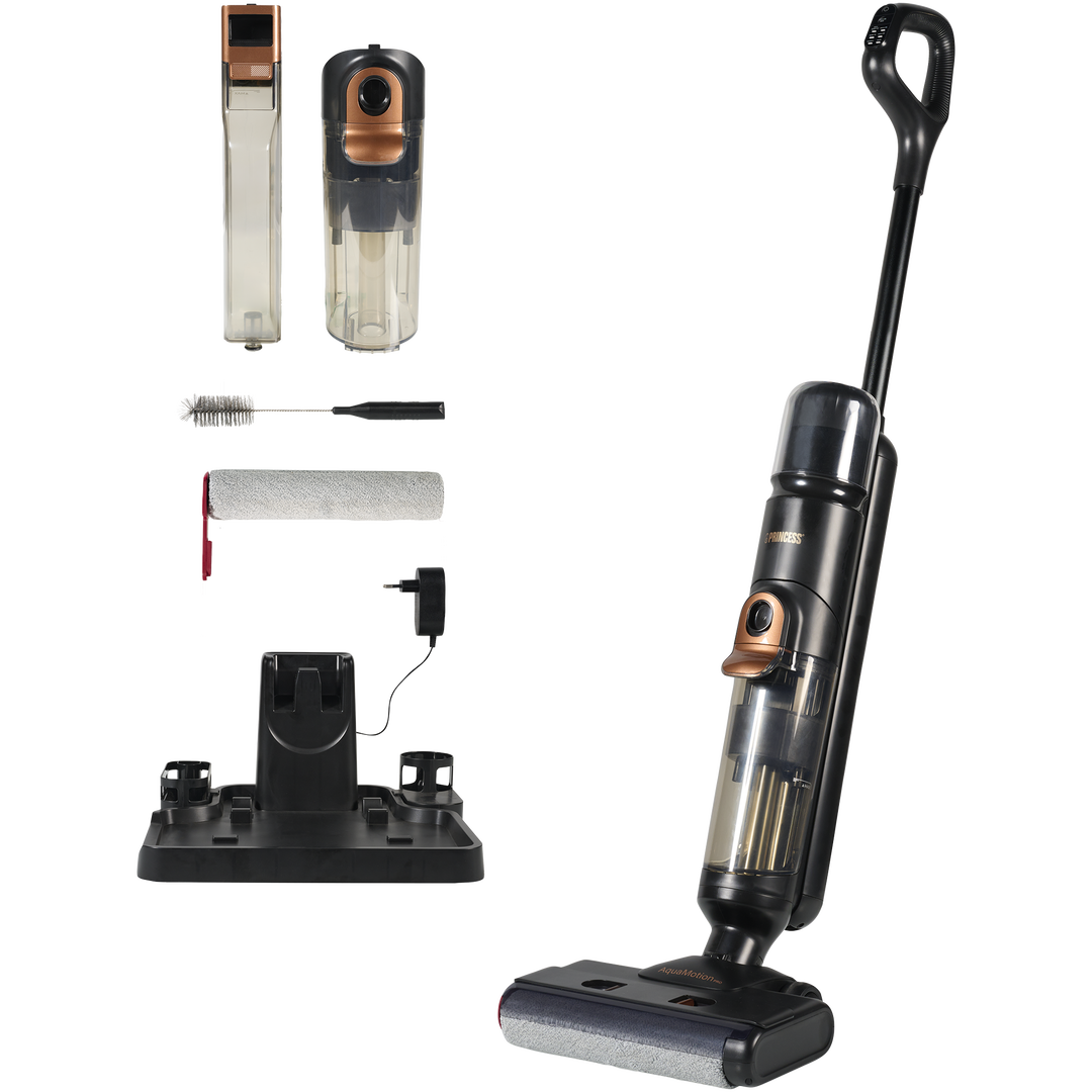 Limpiadora Aquamotion 4 en 1, aspira, friega, seca