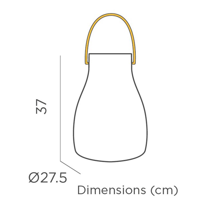 L&aacute;mpara altavoz Kurby 38 PLAY Luz RGB + Fr&iacute;a