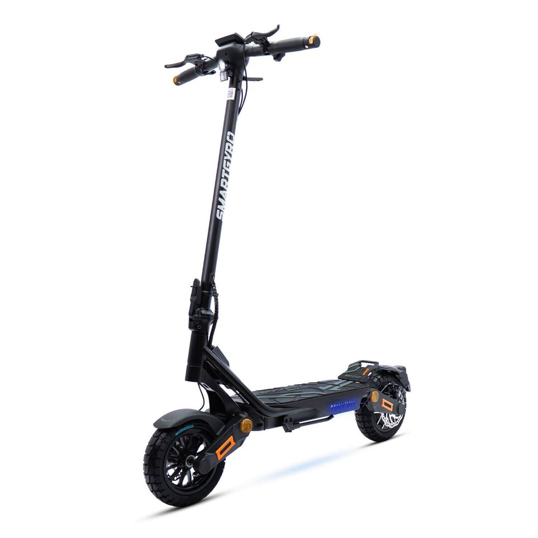 Patinete eléctrico certificado 1000w 48V,15.000 mAh,60 km autonomía, ruedas 10"neumáticas tubeless,doble suspensión por elastómeros,triple frenada,intermitentes y APP compatible Smart Core.