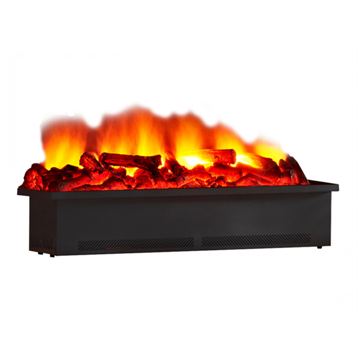 La chimenea decorativa Frecool Rustic est&aacute; disponible en dos tama&ntilde;os, 70 cm y 100 cm. Es un modelo con llama simulada en color naranja, regulable en altura y con decoraci&oacute;n de imitaci&oacute;n de troncos incluida.