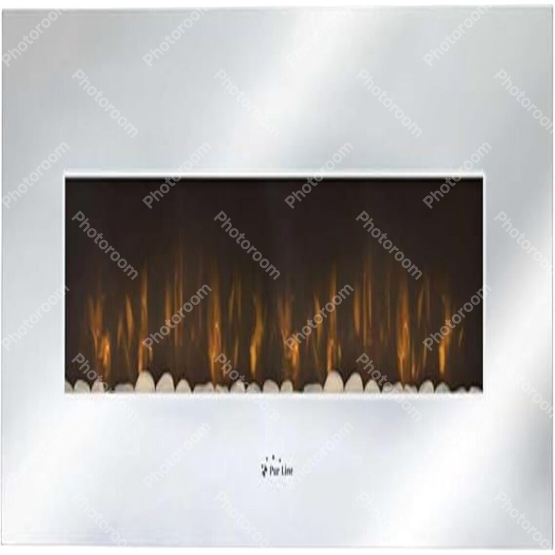 Chimenea el&eacute;ctrica mural 2kW panor&aacute;mica CHE-510