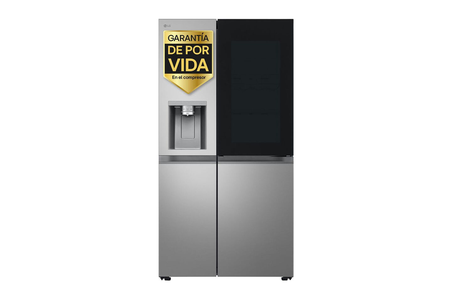 Frigor&iacute;fico Side by Side 628 L con InstaView, DoorCooling+, LINEARCooling y dispensador agua/hielo.