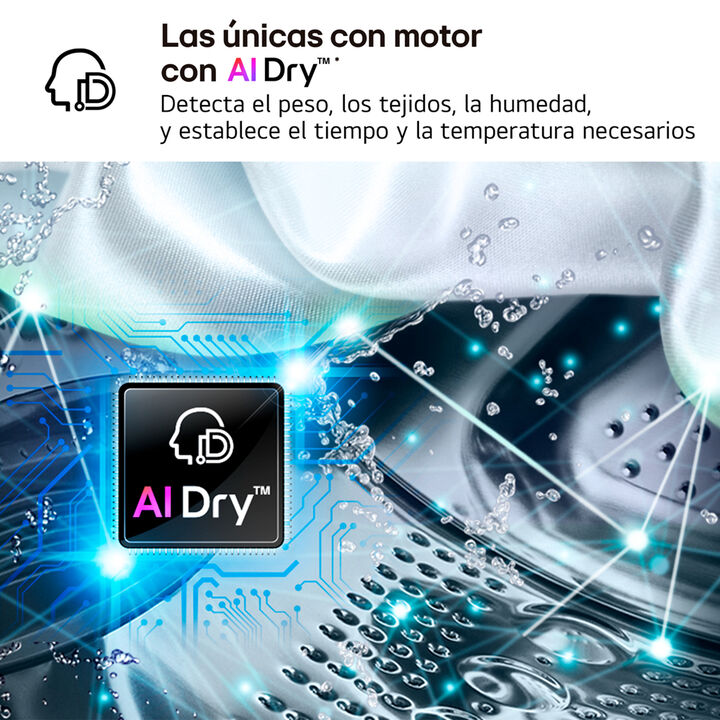 Secadora con Inteligencia artificial 9kg, clase energ&eacute;tica B, con Bomba de calor Dual Inverter, color Blanco, Serie 700