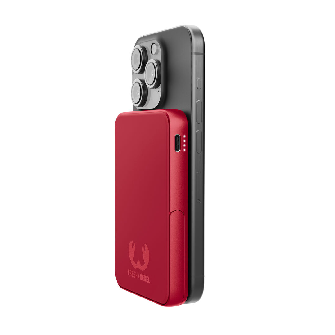 Powerbank wireless 5000 mAh rojo