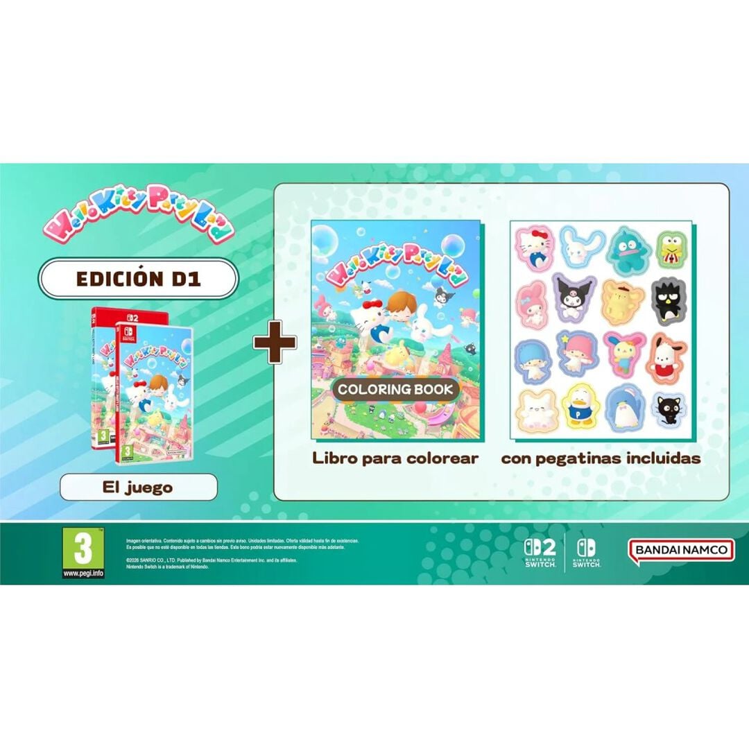 Preventa Hello Kitty Party Land D1 Edition Switch2