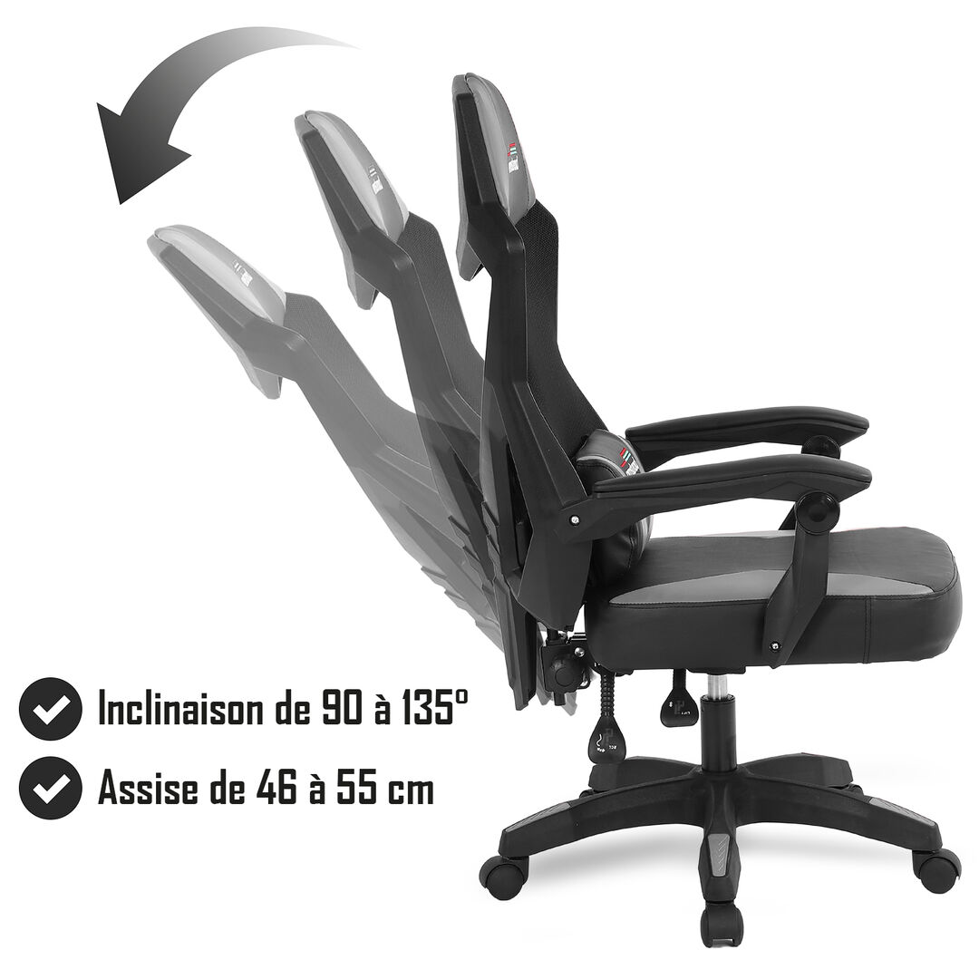 Silla gaming AMS-309 Grey