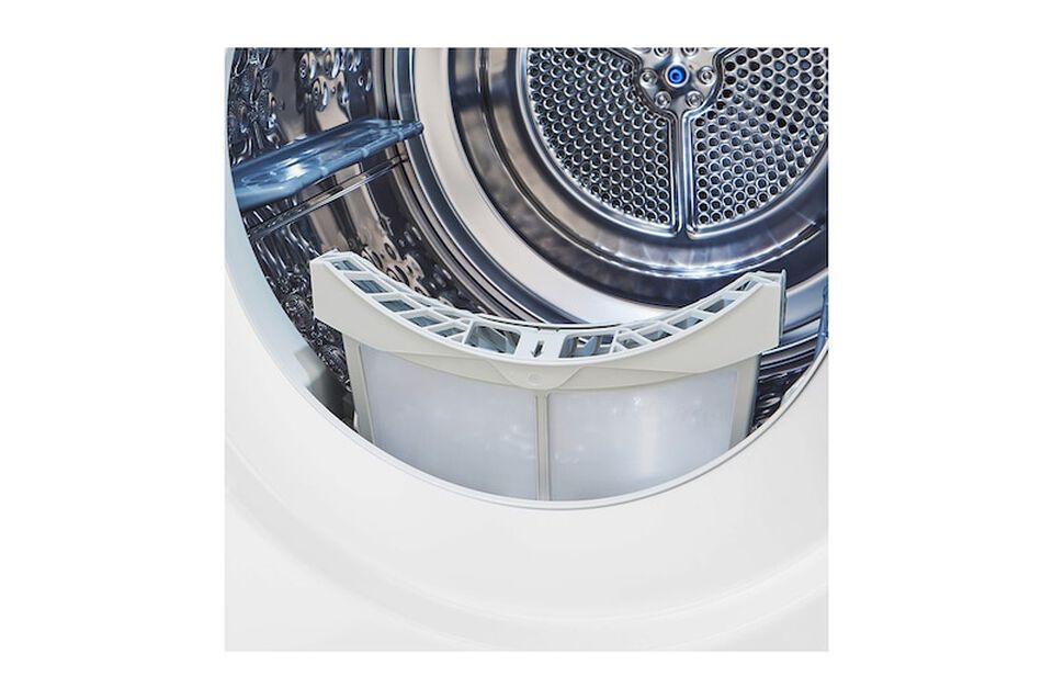 Secadora LG 10kg con bomba de calor Dual Inverter, Eco Hybrid&trade;, 14 programas, eficiencia energ&eacute;tica A+++, color blanco.