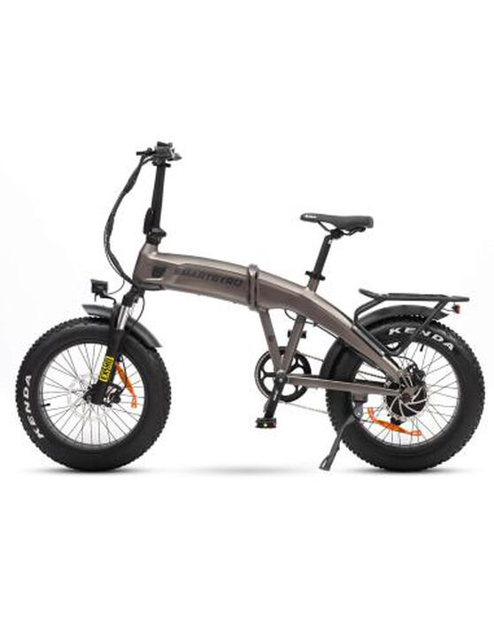 Bicicleta eléctrica de montaña con asistente al pedaleo, motor de 250W 48V, batería de 15Ah, 7 velocidades, plegable, frenada hidráulica, Horquilla Exsho y cuadro de aluminio smartGyro Ebike FAT.