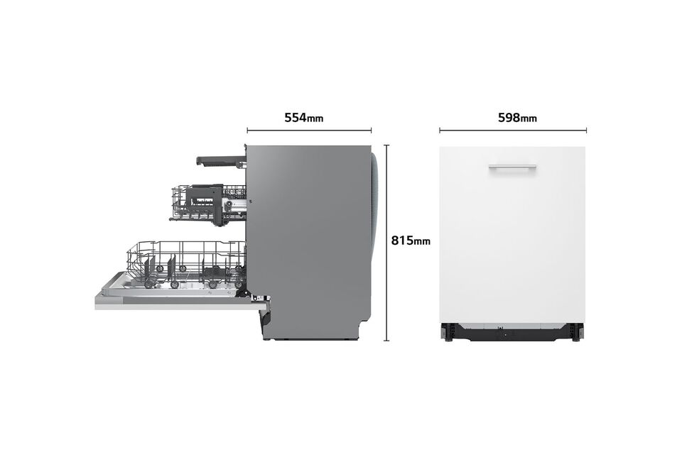 Lavavajillas integrable LG con tecnolog&iacute;a QuadWash y vapor TrueSteam