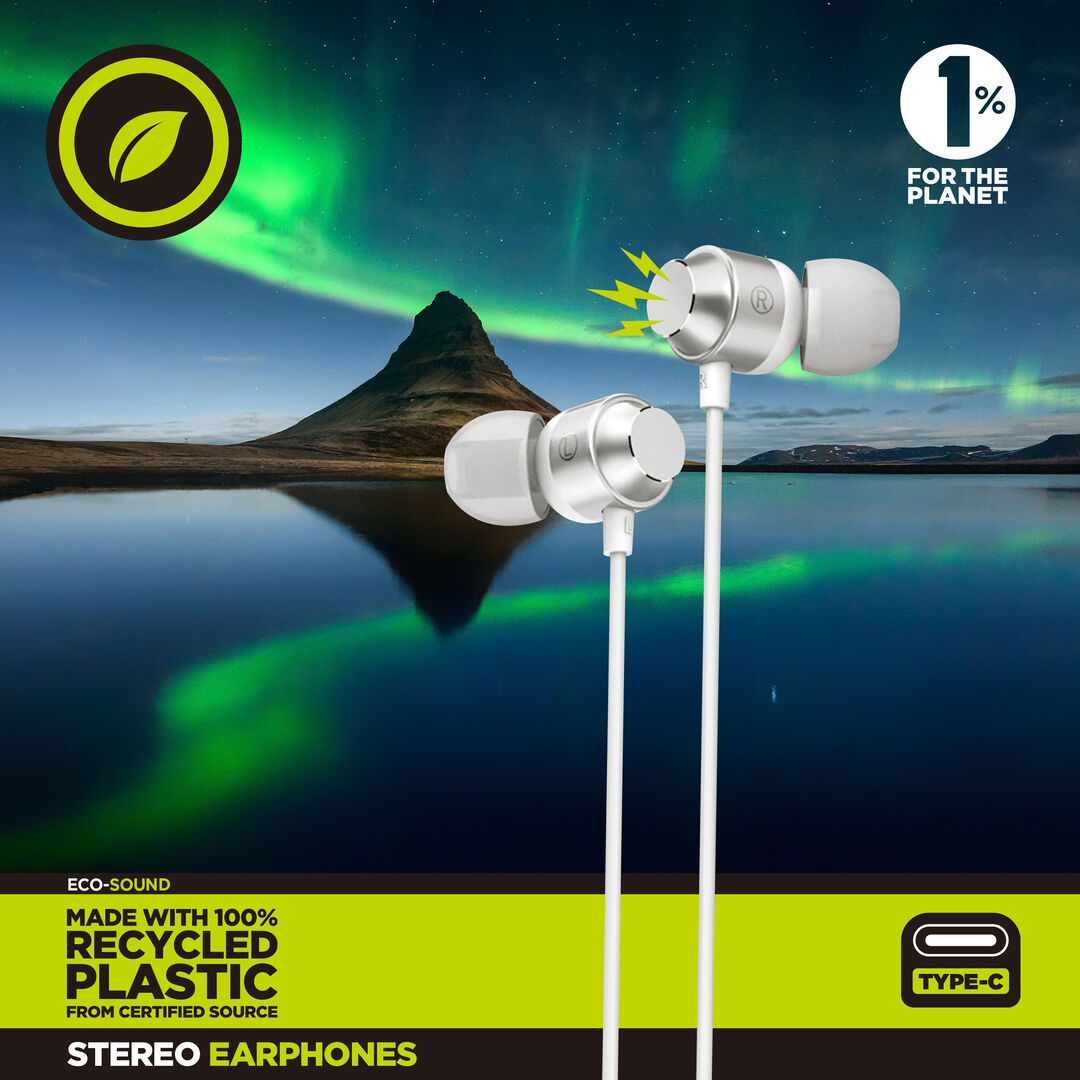 Buscas unos auriculares de alta calidad que tambi&eacute;n sean eco-amigables? Los Auriculares Est&eacute;reo Magn&eacute;ticos MFC son la soluci&oacute;n perfecta para ti. Fabricados con un 100% de pl&aacute;stico reciclado de origen certificado, estos auriculares no solo te brindan un sonido excepcional, sino que tambi&eacute;n contribuyen a la preservaci&oacute;n del planeta.