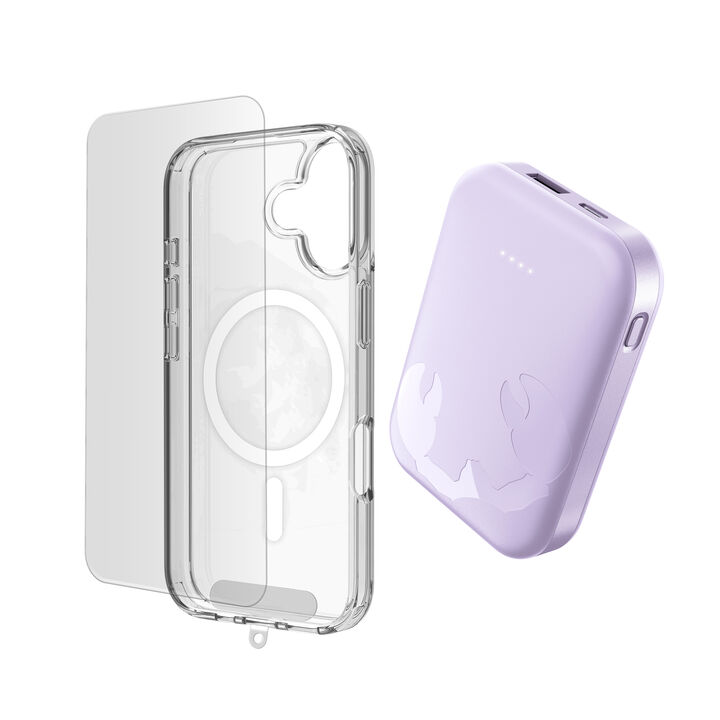 <p>Este pack 3 en 1 ha sido dise&ntilde;ado para ofrecer una soluci&oacute;n completa de protecci&oacute;n y autonom&iacute;a para tu iPhone. Incluye una powerbank magn&eacute;tica, una funda resistente y un protector de pantalla de vidrio templado, garantizando seguridad, comodidad y energ&iacute;a en cualquier momento.</p>
<p>La powerbank magn&eacute;tica de 10000 mAh permite cargar tu iPhone de forma inal&aacute;mbrica, asegurando una fijaci&oacute;n firme gracias a sus imanes integrados. Su dise&ntilde;o compacto y ligero la convierte en el accesorio ideal para el uso diario, proporcionando bater&iacute;a extra cuando m&aacute;s la necesitas.</p>
<p>La funda protectora protege frente a golpes, ca&iacute;das y ara&ntilde;azos, manteniendo el dise&ntilde;o original del dispositivo y ofreciendo un ajuste preciso con acceso completo a botones y puertos.</p>
<p>El protector de pantalla de vidrio templado a&ntilde;ade una capa extra de seguridad, protegiendo la pantalla contra impactos y desgaste diario. Mantiene una excelente claridad y sensibilidad t&aacute;ctil para una experiencia de uso fluida.</p>
<p>Este pack es perfecto para quienes buscan comodidad, protecci&oacute;n y rendimiento en un solo producto, optimizando la durabilidad y funcionalidad de su iPhone.</p>
<h3>Caracter&iacute;sticas principales</h3>
<ul>
<li>Pack completo 3 en 1: funda + protector de pantalla + powerbank</li>
<li>Powerbank magn&eacute;tica de 10000 mAh compatible con MagSafe</li>
<li>Carga inal&aacute;mbrica r&aacute;pida y sin cables</li>
<li>Dise&ntilde;o compacto, ligero y port&aacute;til</li>
<li>Puerto USB-C para carga alternativa</li>
<li>Funda resistente a golpes y ara&ntilde;azos con ajuste preciso</li>
<li>Protector de pantalla de vidrio templado de alta dureza</li>
<li>Alta transparencia y sensibilidad t&aacute;ctil</li>
<li>Instalaci&oacute;n sencilla con kit incluido</li>
<li>Protecci&oacute;n contra sobrecarga, sobrecalentamiento y cortocircuitos</li>
</ul>
<h3>Contenido del pack</h3>
<ul>
<li>1 x Powerbank magn&eacute;tica inal&aacute;mbrica 10000 mAh</li>
<li>1 x Funda protectora compatible con iPhone</li>
<li>1 x Protector de pantalla de vidrio templado</li>
<li>Kit de limpieza e instalaci&oacute;n</li>
</ul>
<h3>Ideal para</h3>
<ul>
<li>Usuarios que buscan un pack completo y listo para usar</li>
<li>Personas que necesitan bater&iacute;a adicional durante el d&iacute;a</li>
<li>Quienes desean proteger su iPhone sin sacrificar su dise&ntilde;o</li>
<li>Usuarios que valoran comodidad, funcionalidad y durabilidad</li>
</ul>