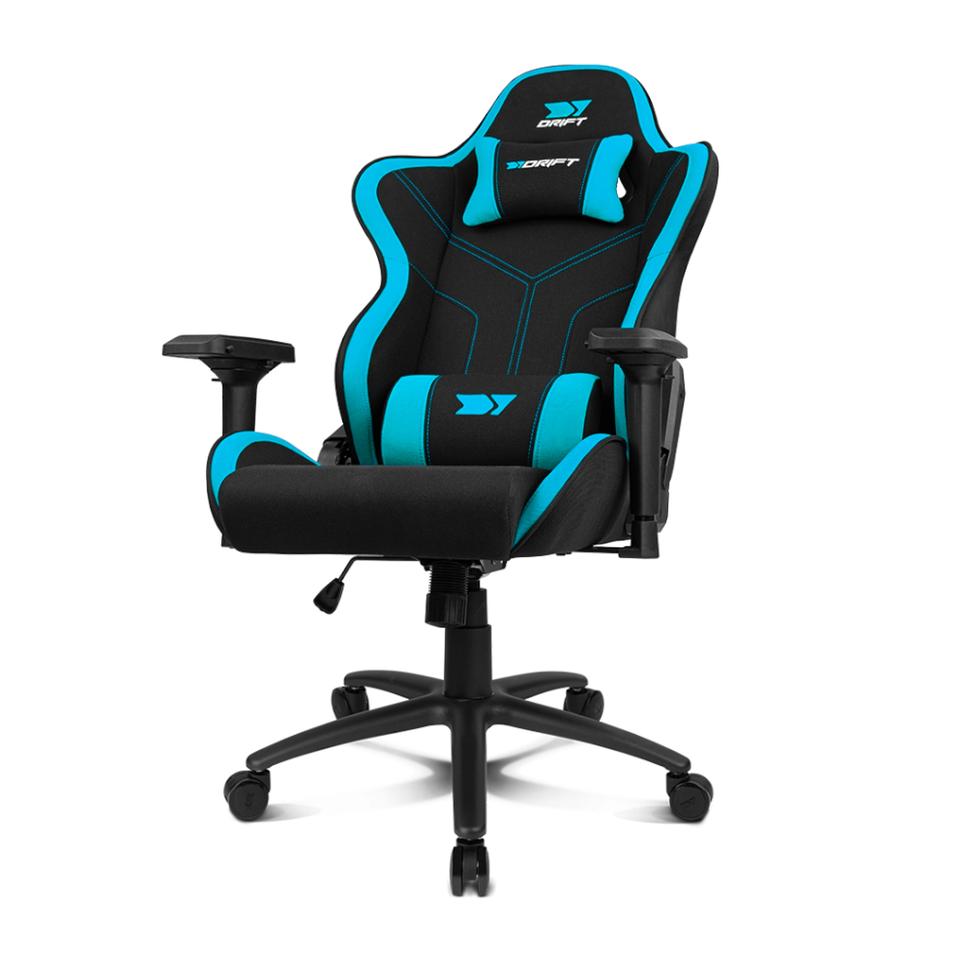 Silla Gaming DR110 Negro/Azul tela