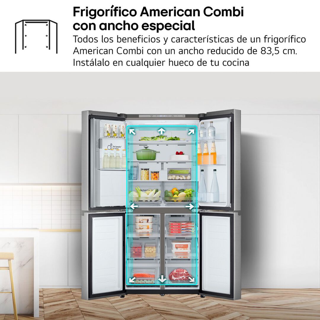 Frigor&iacute;fico Americano 506L  Inox GML861PYPE