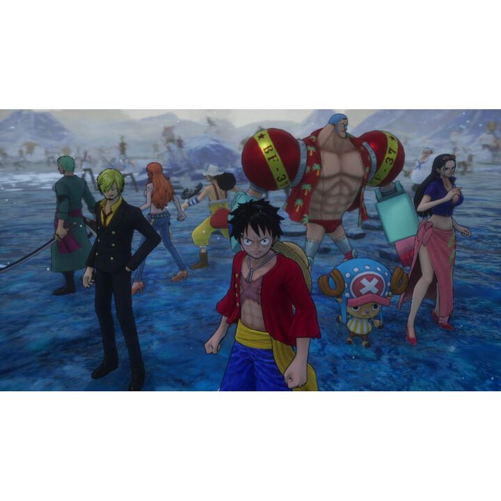 ONE PIECE ODYSSEY DELUXE EDITION SWITCH JUEGO F&Iacute;SICO PARA NINTENDO SWITCH VERSI&Oacute;N ESPA&Ntilde;OLA GARANT&Iacute;A EUROPEA
&Uacute;nete a los Piratas del Sombrero de Paja en Nintendo Switch.
Contenido:
・Juego base
・Escenario adicional "Reuni&oacute;n de recuerdos"
・Conjunto de ropa de viaje
・Ropa de viaje del Rey Francotirador
・Conjunto de Ciudad del Agua
IDIOMAS:
El RPG publicado para conmemorar el 25.&ordm; aniversario de la serie "ONE PIECE", que goza de mucha popularidad tanto en su historia original como en la versi&oacute;n de anime, por fin est&aacute; disponible en Nintendo Switch en una edici&oacute;n de lujo que incluye escenarios y atuendos adicionales.
 
El famoso pirata Monkey D. Luffy, m&aacute;s conocido como Luffy Sombrero de Paja, y su tripulaci&oacute;n navegan por el Nuevo Mundo en busca de nuevas islas donde les aguardan un mont&oacute;n de aventuras.
Sin embargo, durante la traves&iacute;a, una tormenta los sorprende y acaban naufragando. Aparecen en la costa de una exuberante isla tropical rodeada de violentas tempestades...
 
Separado de su tripulaci&oacute;n, Luffy emprende una nueva aventura para encontrar a sus amigos y escapar de la isla.
&iexcl;Los aguardan nuevos enemigos muy peligrosos, aterradoras fuerzas de la naturaleza y mucho m&aacute;s!
 
&iexcl;Juega con los distintos miembros de la tripulaci&oacute;n del Sombrero de Paja en un cl&aacute;sico RPG que se desarrolla en el mundo del famoso anime ONE PIECE!
 
El producto incluye el escenario adicional "Reuni&oacute;n de recuerdos", que se puede jugar tras completar la historia principal. Incluye el "Conjunto de ropa de viaje", la "Ropa de viaje del Rey Francotirador" y el "Conjunto de Ciudad del Agua". El "Conjunto de Ciudad del Agua" se incorpora como novedad en esta edici&oacute;n.
&iexcl;Descubre la "verdad oculta" de la misteriosa isla de Waford con los Piratas del Sombrero de Paja!
Caracter&iacute;sticas:
 
UNA ISLA MISTERIOSA
Luffy decide explorar la isla para reunirse con su tripulaci&oacute;n, que est&aacute; desperdigada. En su camino, se topan con unas ruinas misteriosas y con monstruos nunca vistos. Pese al entusiasmo inicial de los Piratas del Sombrero de Paja por la isla deshabitada, muy pronto todo cambia cuando conocen a dos habitantes humanos: Adio y Lim. &iexcl;Disfruta de esta trama novedosa con dosis de nostalgia del mundo de ONE PIECE!
 
PIRATAS DEL SOMBRERO DE PAJA UNIDOS
&iexcl;Derrota a nuevos enemigos, desvela misterios antiguos y vive toda una aventura con tus Sombrero de Paja favoritos! &iexcl;Los jugadores pueden meterse en la piel, las chanclas y las pezu&ntilde;as de Luffy, Zoro, Nami, Usopp, Sanji, Chopper, Robin, Franky y Brook! Adem&aacute;s de sus destrezas para el combate, cada personaje tiene una habilidad de exploraci&oacute;n especial, como el tirachinas goma goma de Luffy y el don de Zoro para derribar barreras a base de tajos.
 
UN RPG CON EL TOQUE ONE PIECE
Cumple misiones y explora mazmorras aderezadas con el aut&eacute;ntico toque de ONE PIECE. &iexcl;El sistema de escenas dram&aacute;ticas te llevar&aacute; a vivir situaciones inesperadas y aleatorias! &iquest;Qu&eacute; har&aacute;s si un enemigo intimida a Usopp y toca ir a rescatarlo? Adem&aacute;s de las batallas en zonas aleatorias, donde los jugadores se desplazan por distintas zonas de batalla, el sistema de escenas dram&aacute;ticas permite que las batallas se desarrollen de forma imprevista y den lugar a situaciones sorprendentes, en las que los jugadores tendr&aacute;n que elaborar una estrategia y usar las habilidades &uacute;nicas de los Piratas del Sombrero de Paja para derrotar a los enemigos. Aparte del episodio principal, los jugadores encontrar&aacute;n tambi&eacute;n historias secundarias y batallas con las que sumergirse a&uacute;n m&aacute;s en un universo de ONE PIECE diferente.
Una gran aventura a trav&eacute;s de "recuerdos" nost&aacute;lgicos
La gran aventura que vas a vivir comienza en el "lugar de los recuerdos" de la tripulaci&oacute;n del Sombrero de Paja.
Vive una "nueva aventura &eacute;pica" en un "mundo nost&aacute;lgico" que solo pueden describir los Piratas del Sombrero de Paja dos a&ntilde;os despu&eacute;s.
Disfruta de la historia completa de ONE PIECE ODYSSEY con la ONE PIECE ODYSSEY Deluxe Edition
El producto incluye el escenario adicional "Reuni&oacute;n de recuerdos", que se puede jugar tras completar la historia principal. Incluye el "Conjunto de ropa de viaje", la "Ropa de viaje del Rey Francotirador" y el "Conjunto de Ciudad del Agua". El "Conjunto de Ciudad del Agua" se incorpora como novedad en esta edici&oacute;n.