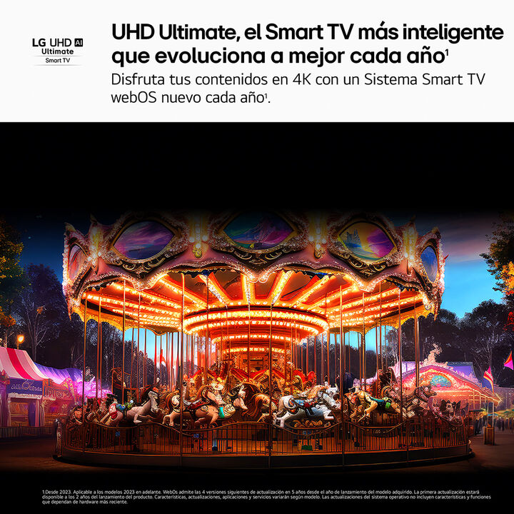 Smart TV LG UHD Ultimate AI UA75 86 pulgadas 4K 2025