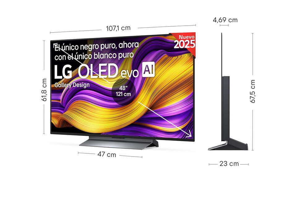 Smart TV LG OLED evo AI G5 48 pulgadas 4K 2025